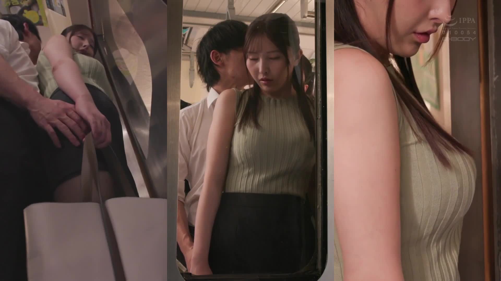 在通勤電車上這位淫蕩的巨乳女教師，選擇了痴●技術開發乳頭，而不是她的丈夫。宮本留衣 - AV大平台 - 中文字幕，成人影片，AV，國產，線上看